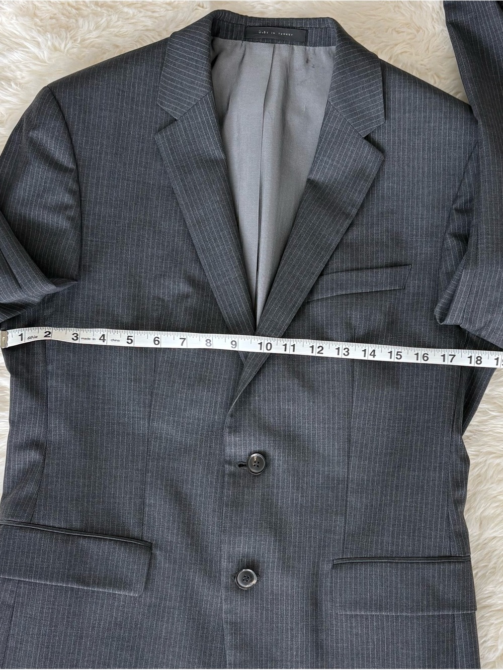 Charcoal pinstripe Hugo Boss Suit - Picture 4 of 8